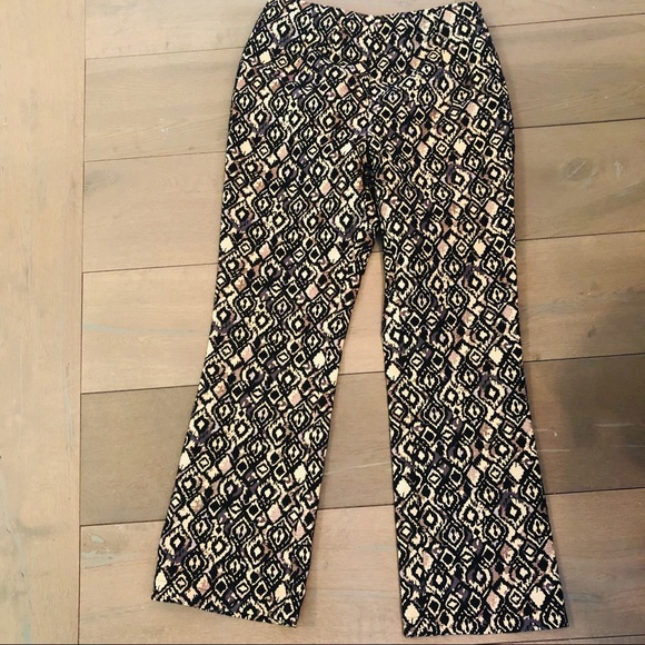 Free People Mod Cropped Metallic Pants - Picture 2 of 4